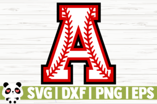 Baseball Font Numbers and Letters