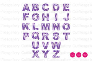 Chevron Alphabet Font