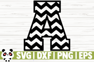 Chevron Font Numbers and Letters