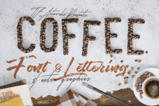 Coffee Beans - Font Lettering