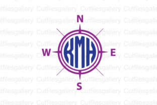 Compass Rose Monogram: A Versatile Design for Creative Projects