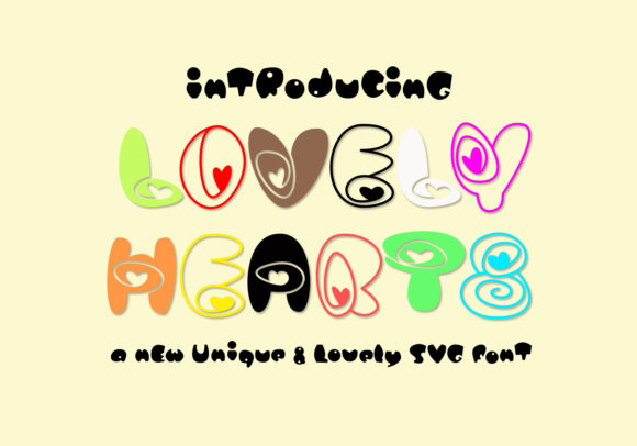 Discover the Beauty of Lovely Hearts Font