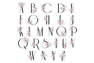 Flowers Bloom Alphabet - Wedding Font: A Beautiful Typographic Solution for Your Special Day