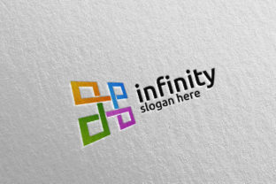Infinity Loop Logo Design 25: A Versatile and Editable Logo Solution