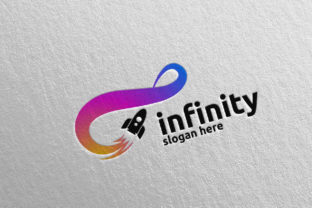 Infinity Rocket Logo Design 42: A Versatile and Editable Logo Template