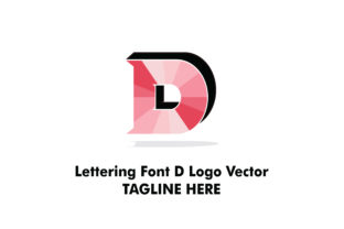 Lettering Font D Logo Vector: A Versatile Tool for Design and Branding