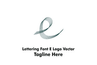 Lettering Font E Logo Vector: A Versatile Tool for Modern Design