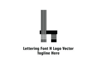 Lettering Font H Logo Vector: A Versatile Tool for Modern Design