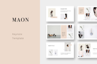 Maon - Keynote Fashion Presentation Template: A Versatile Tool for Creative Professionals