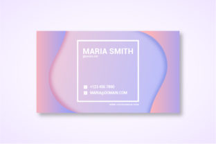 Purple Modern Business Card