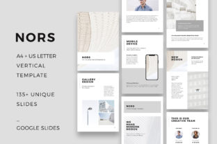 Vertical Google Slides Template for A4 and US Letter