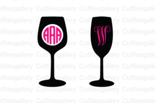 Wine Monogram: A Unique Design for Personalization and Craft Projects